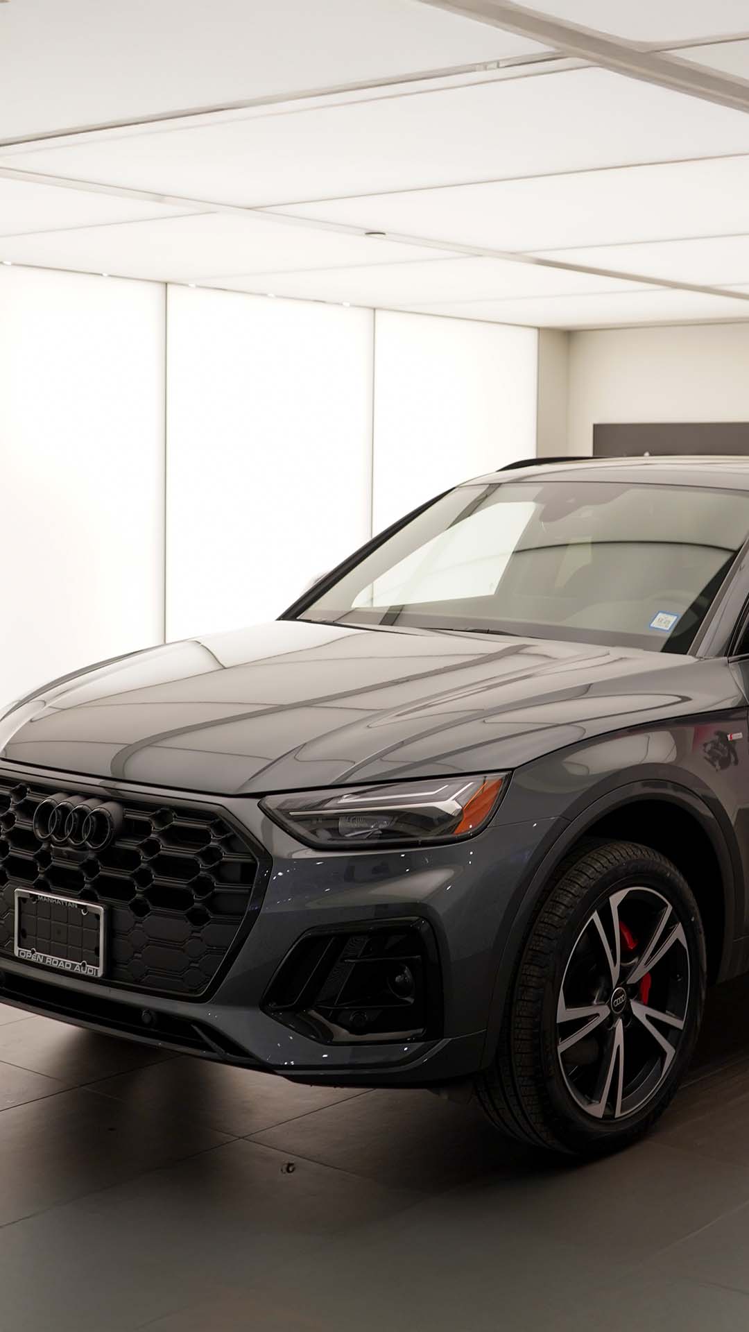 Front profile of Audi vehicle