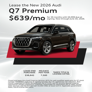 Lease the New 2026 Audi Q7 Premium $639/mo