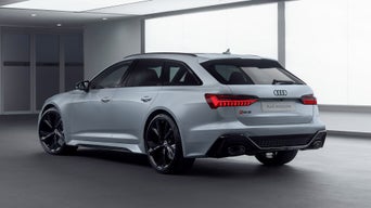 Pre-owend used grey Audi RS6 Avant parked