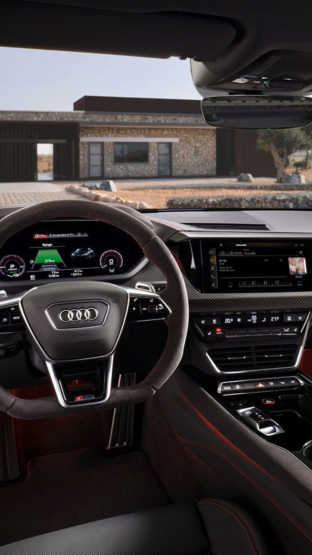 MMI display of Audi Rs e-tron GT