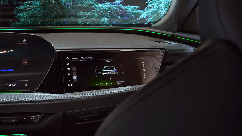 Passenger display on the Q5