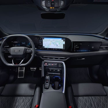 2026 Audi SQ5 curved panoramic digital cockpit at Audi Sewickley near Pittsburgh PA