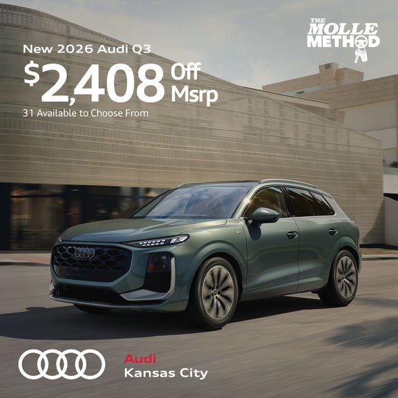 NEW 2026 AUDI Q3 SAVE UP TO $2,408 OFF MSRP UP TO 29 MPG HWY