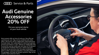 Service technician servicing a vehicle