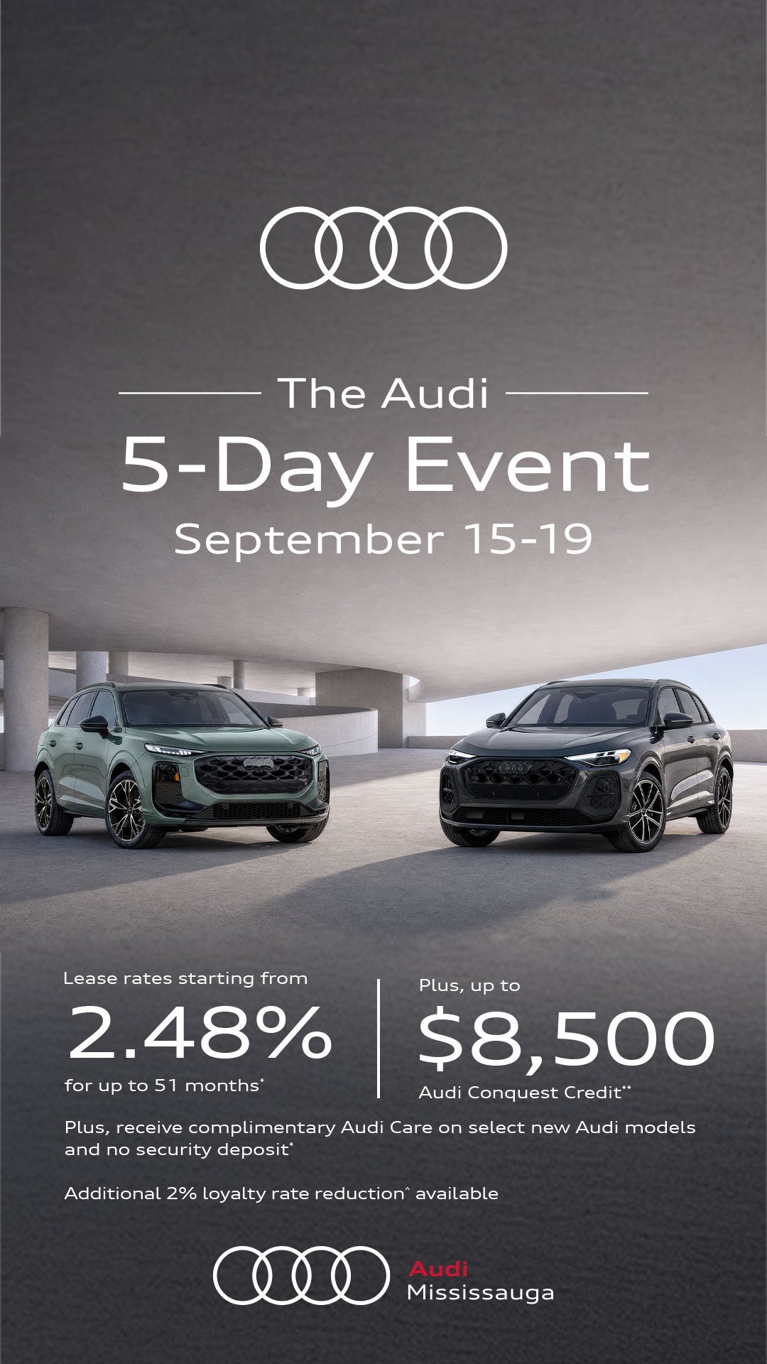 Audi Mississauga 5 Day Sale