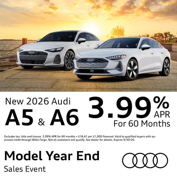 New 2026 Audi A5 & A6
