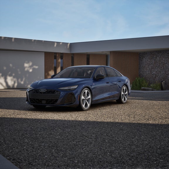 Front 3/4 view of the Audi A6 Sedan.