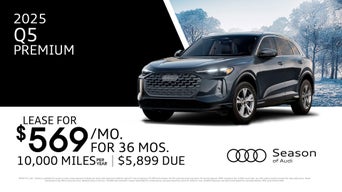 $569/Mo Lease on 2025 Audi Q5 Premium