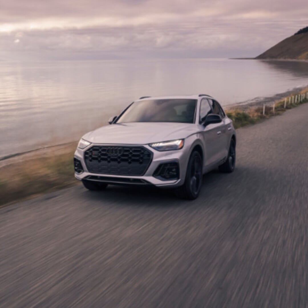 2025 Audi SQ5 Exterior Driving By Water