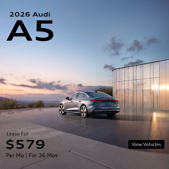 2026 Audi A5 Lease for $579 for 36 months