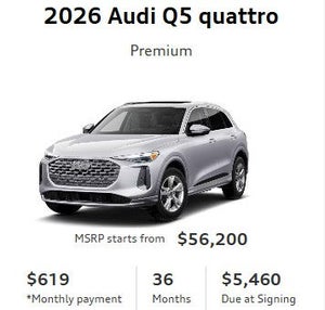 Side view of an Audi vehicle 