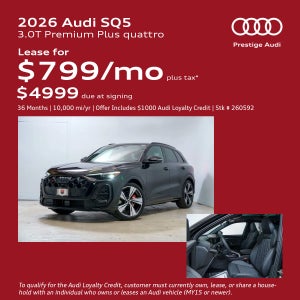 Audi SQ5 Lease Offer