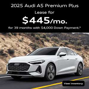 Front View of a new 2025 Audi A5