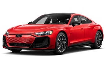 Three-quarter front view of the Audi RS e-tron® GT performance.