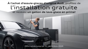 Offre sur les essuie-glaces d’origine Audi
