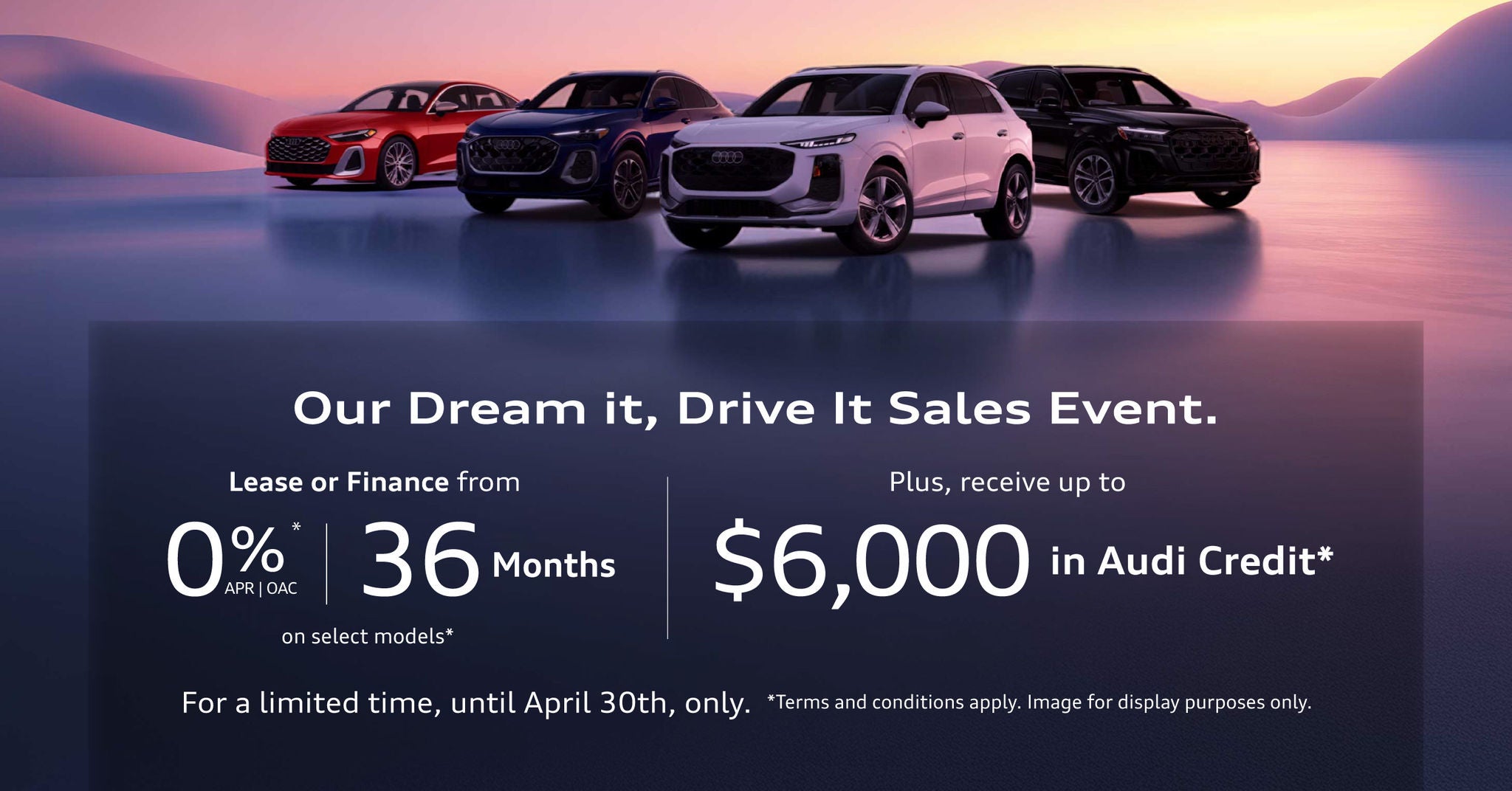 Dream It, Drive It Sales Event at Audi Midtown Toronto