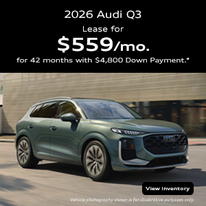 Side view of an Audi Q3