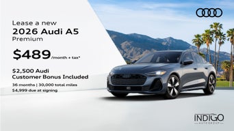 2026 Audi A5 quattro Premium parked front facing