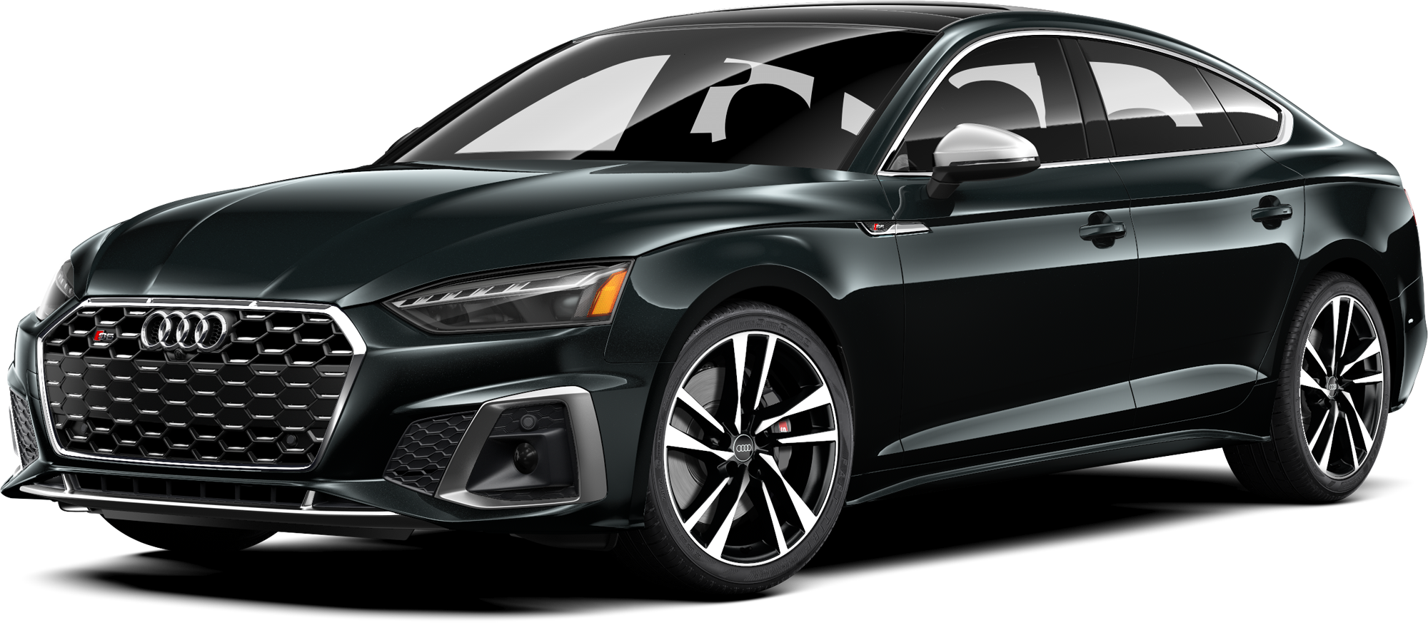 display picture of black Audi S5 sportback