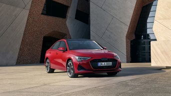 Front view of a 2025 Audi A3 Parked.