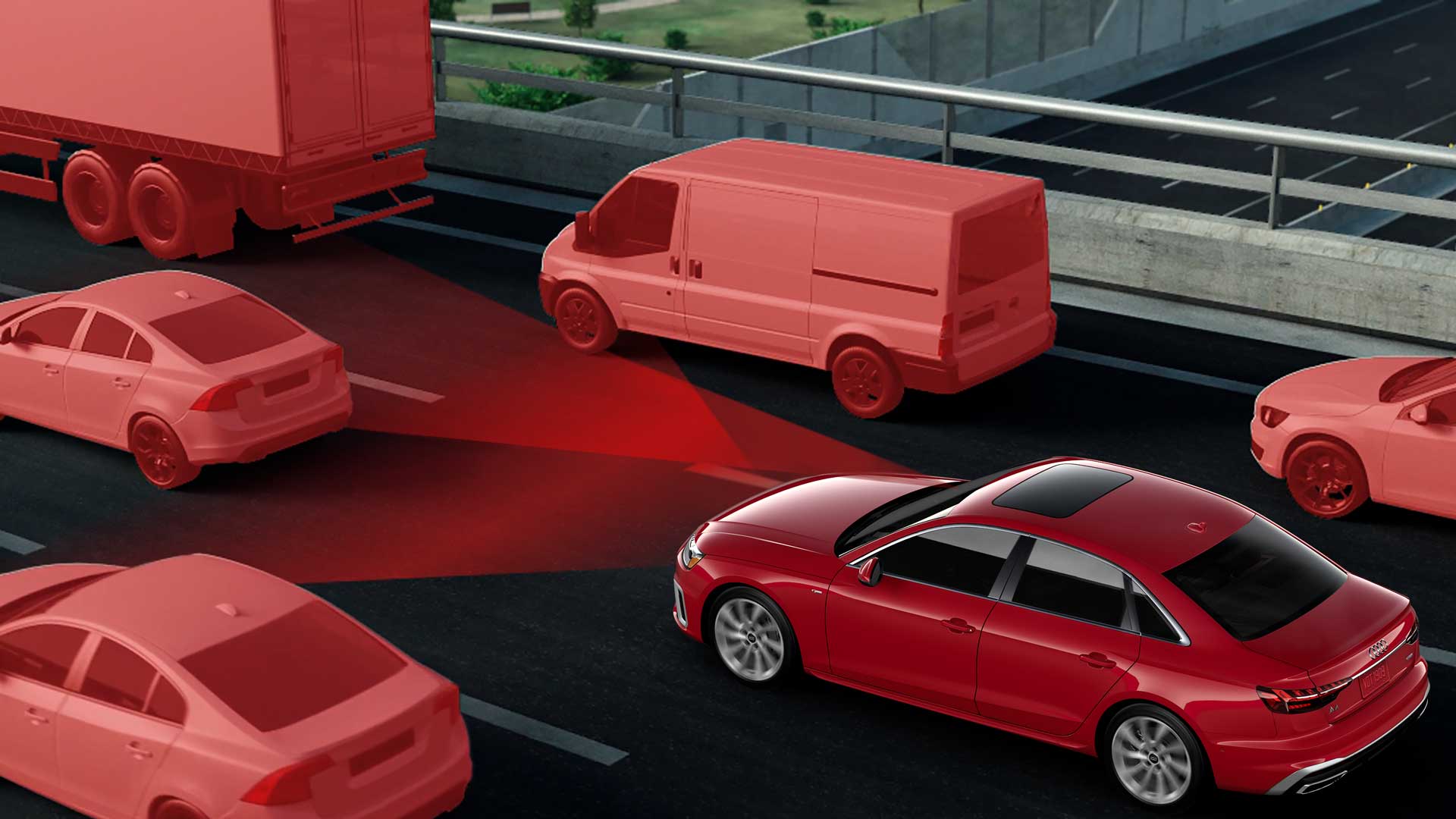 Demonstration of Adaptive Cruise Control with Traffic Jam Assist.