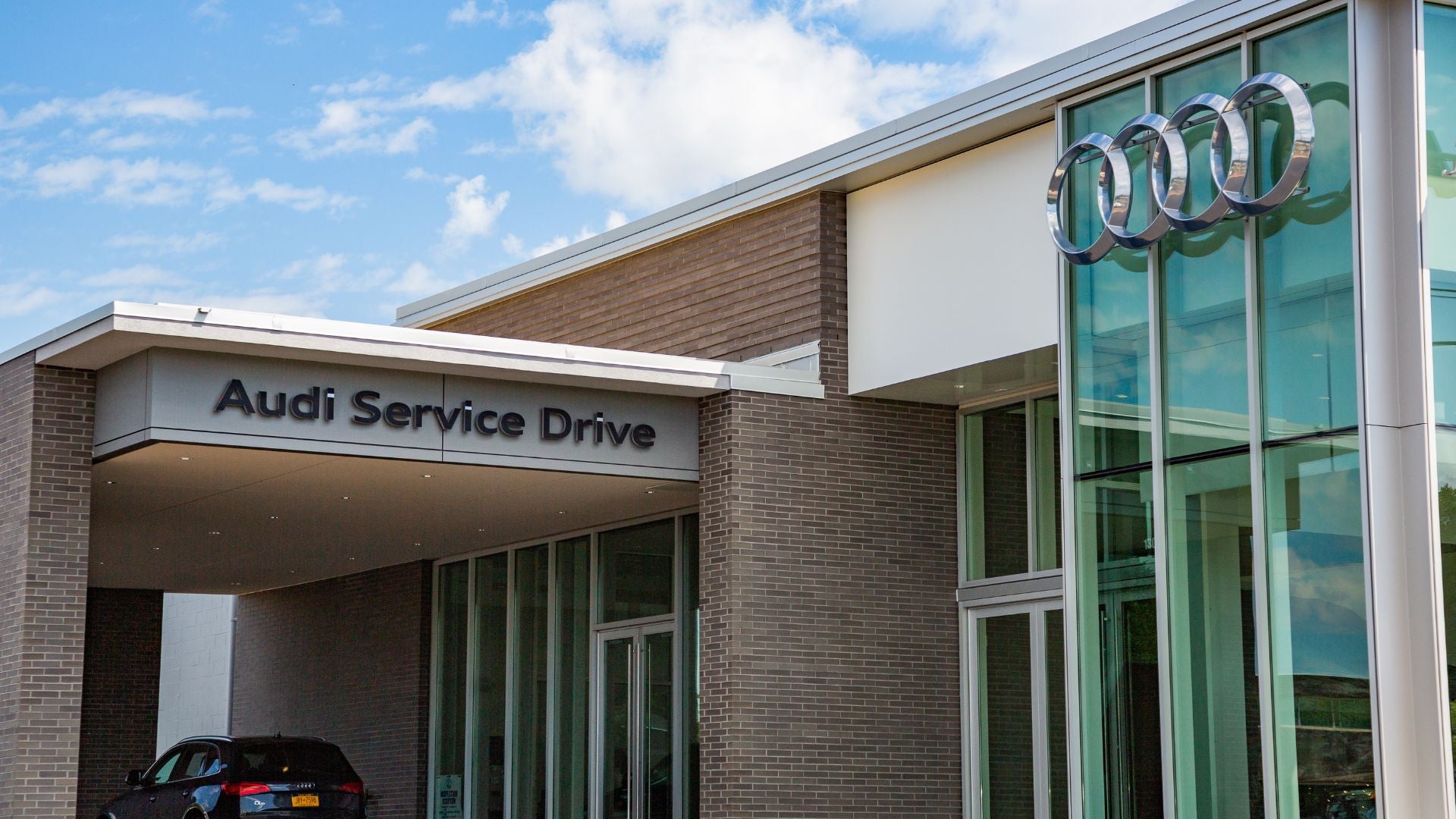 The exterior of the Audi service center at Audi Charlottesville