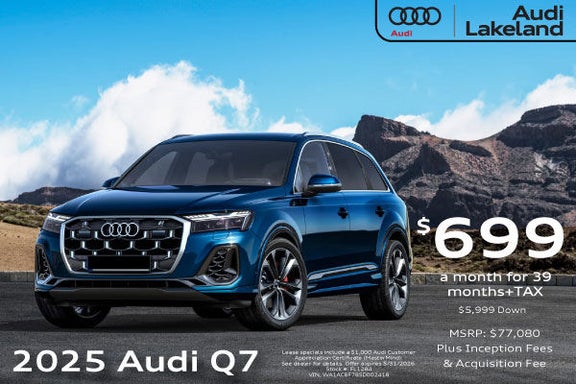New 2025 Audi Q7 Lease at Audi Lakeland
