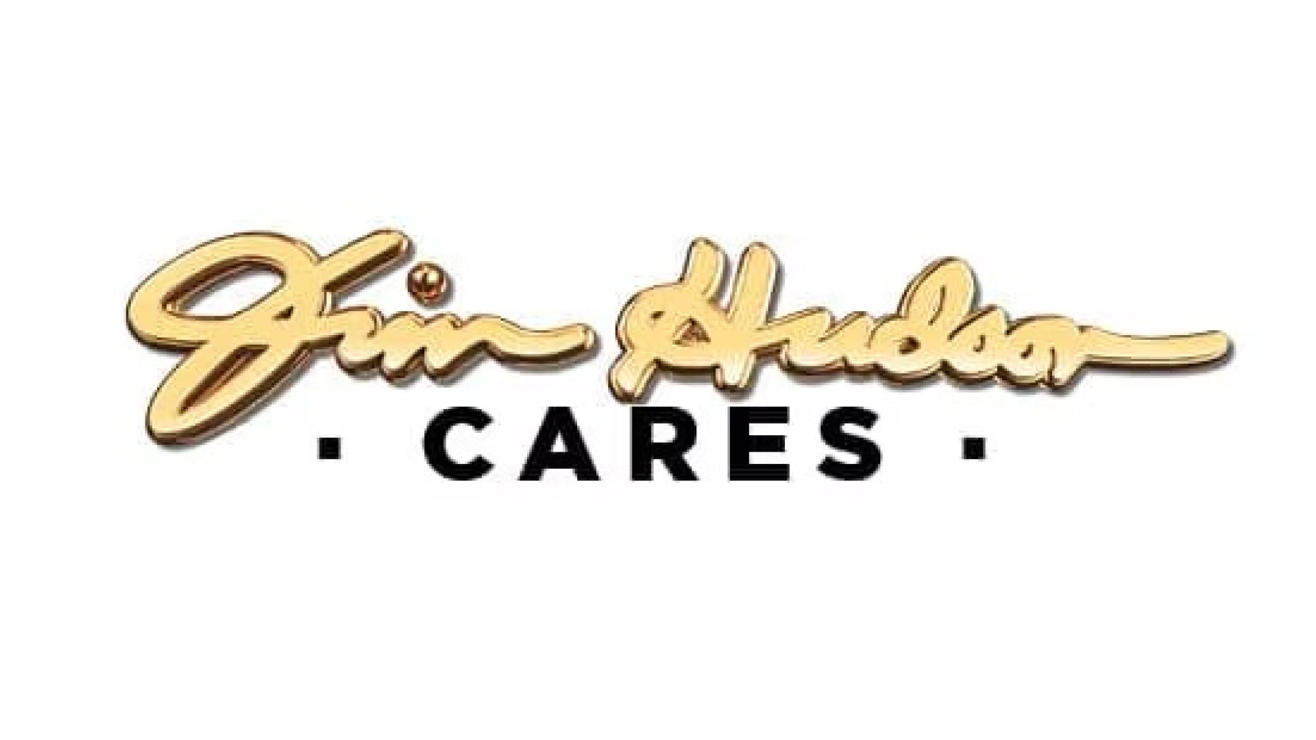 Jim Hudson Cares logo on a white background. 