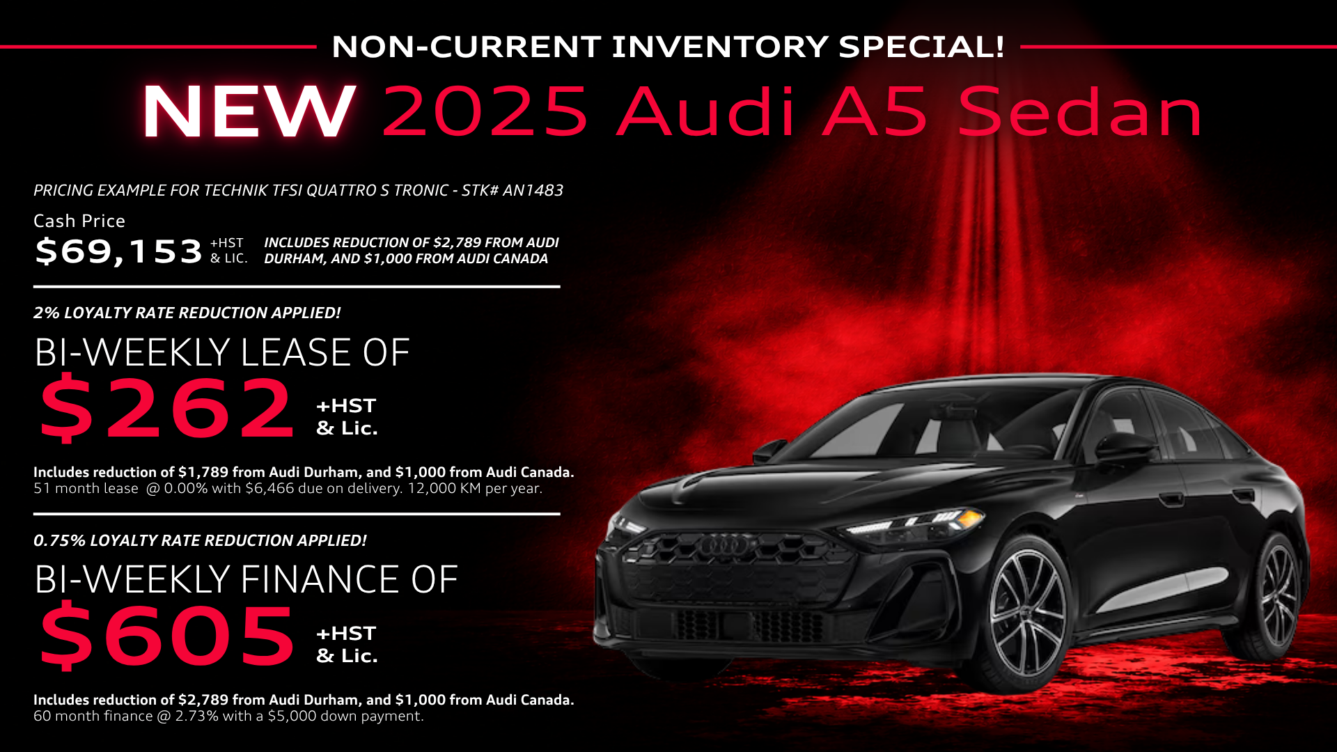 New 2025 Audi A5 - AN1483
