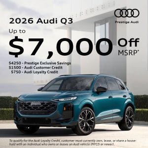 2026 Audi Q3 - Discount Offer