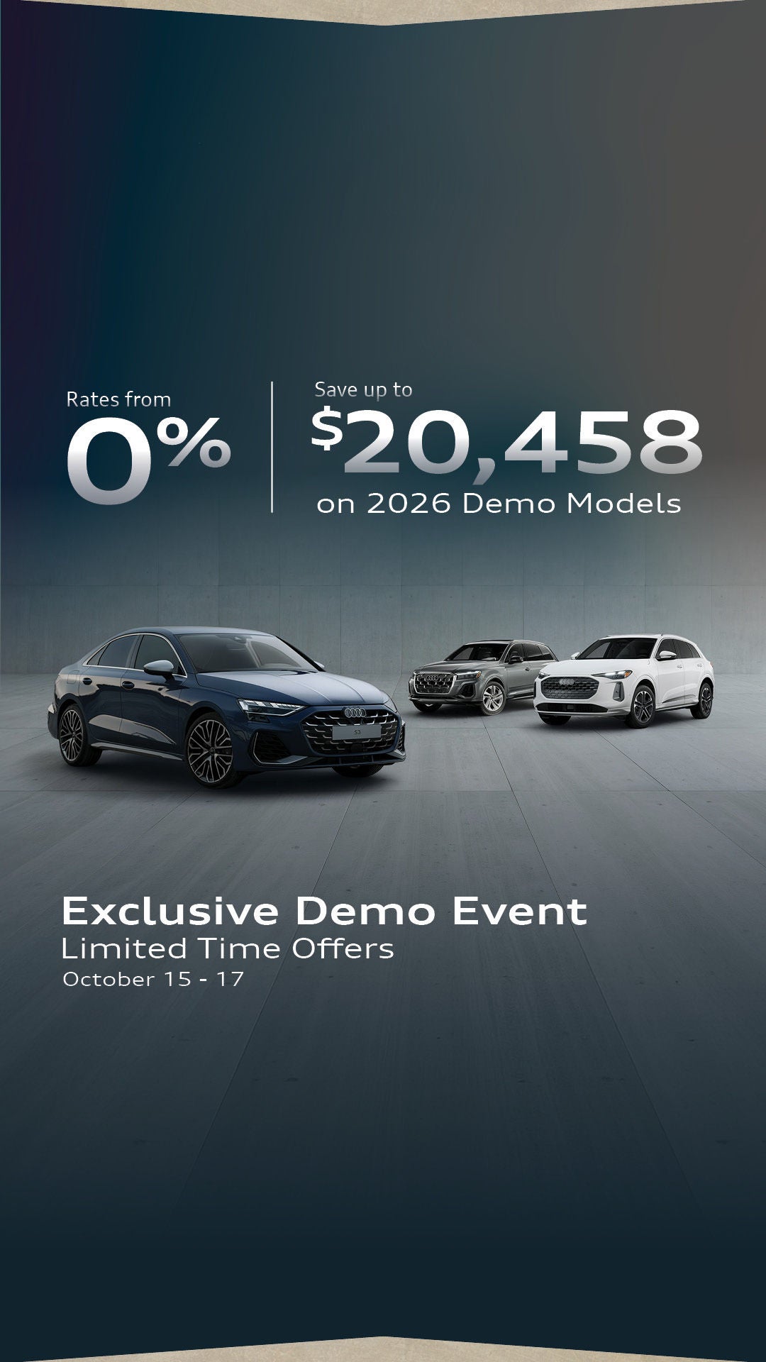 Exclusive Demo Event | October 15-17