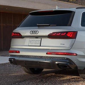 Rear view of an Audi Q7