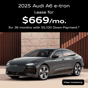 Side view of an Audi A6