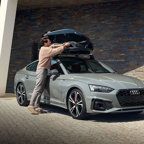 Audi A5 rooftop attachments.