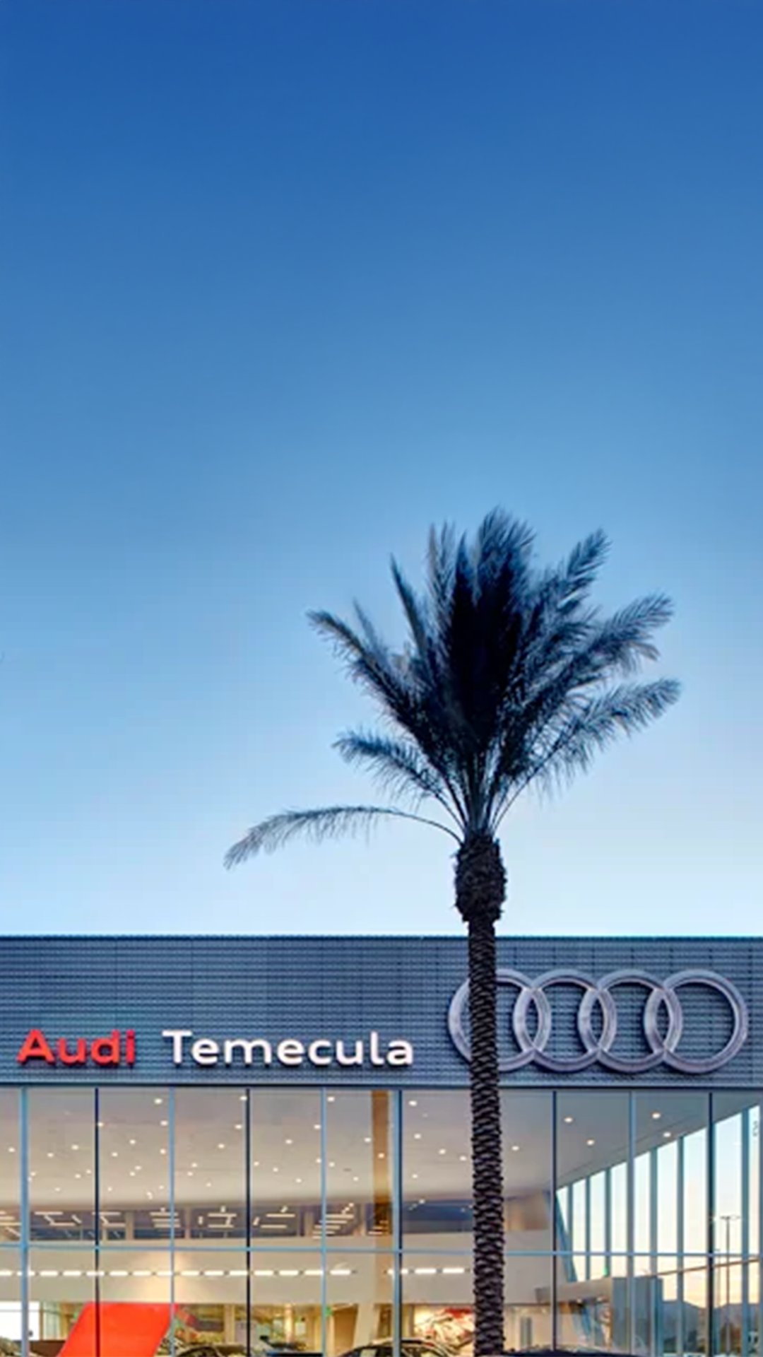 Profile view of Audi Temecula.