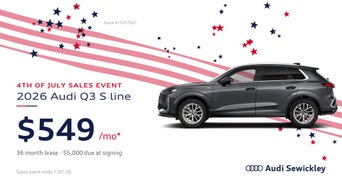2026 Audi Q3 S line lease special