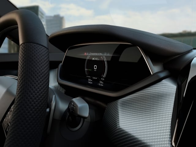 Audi e‑tron GT interior featuring premium EV cabin
