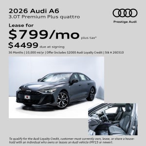 2026 Audi A6 Lease Offer