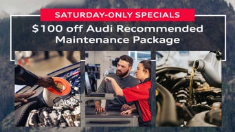 $100 off Audi Recommended Maintenance Package  