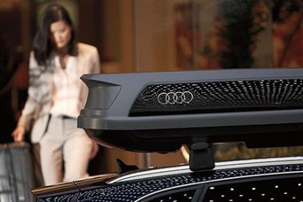 Audi Loading bars and roof accessory.