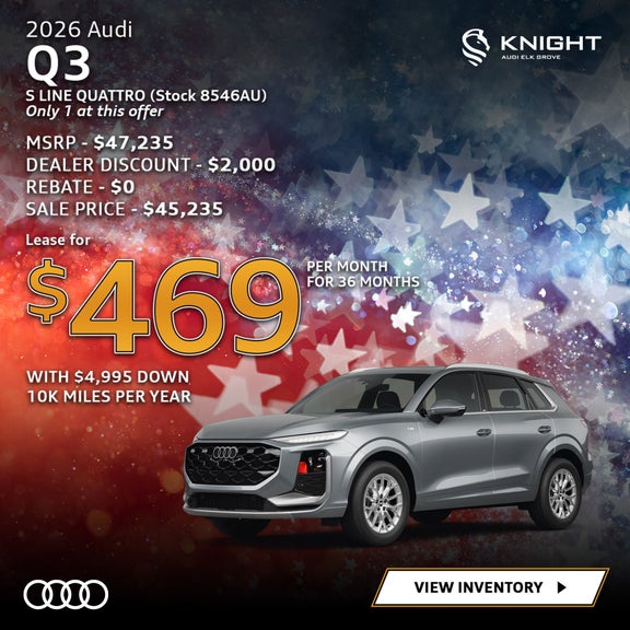 Audi Q3 June Sale