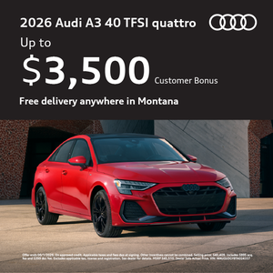 2026 Audi A3 Customer Bonus