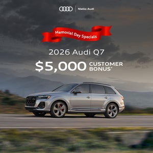 2026 Audi Q7 Customer Bonus Available
