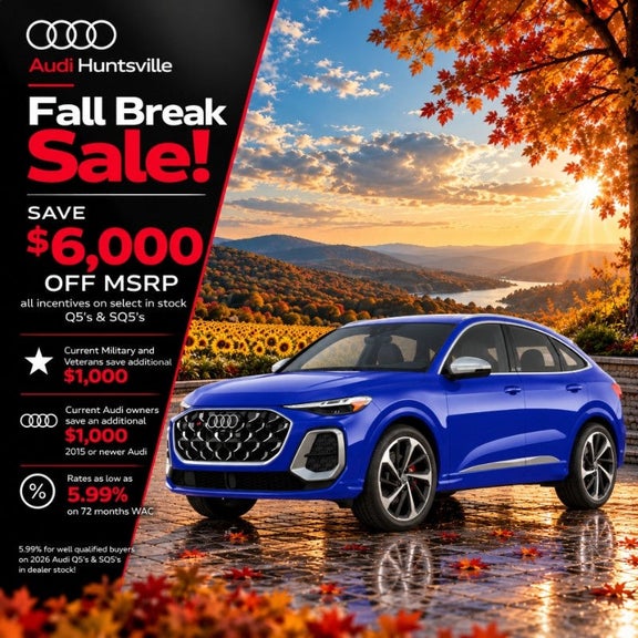 2026 Audi Q5-SQ5 Save Up To $5,500 at Audi Huntsville