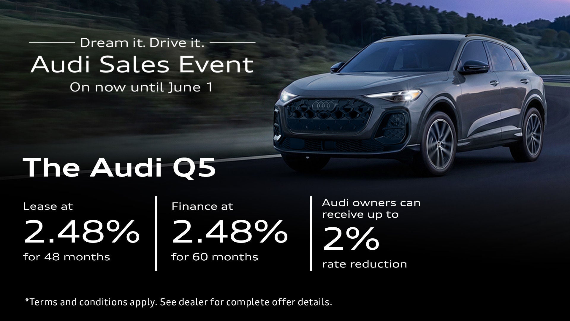 Audi Q5 with May Offer