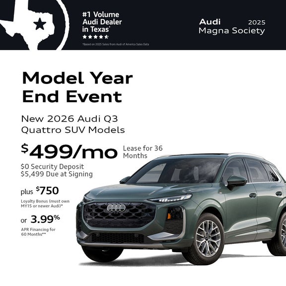 New 2026 Audi Q3 Quattro SUV Models