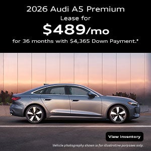 Side view of an Audi A5