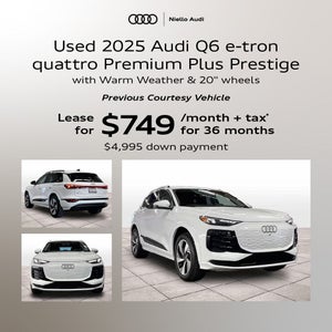 Used 2025 Audi Q6 e-tron quattro lease