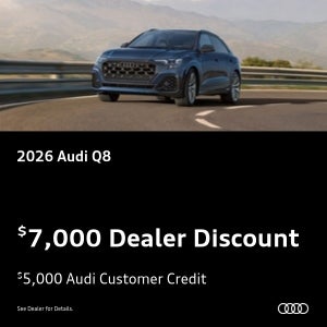 Audi Q8 front view driving