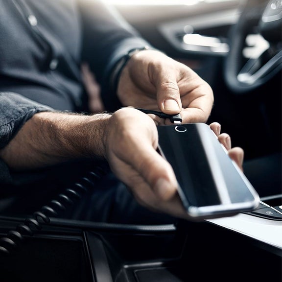 Audi A8 communication accessories.